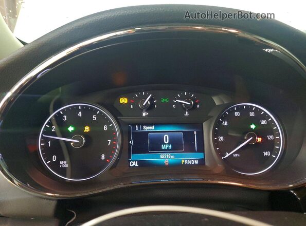 KL4CJHSB6HB036938 2017 BUICK ENCORE White Вид щитка приладів