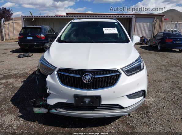 KL4CJHSM7HB101362 2017 BUICK ENCORE White Instrument cluster view