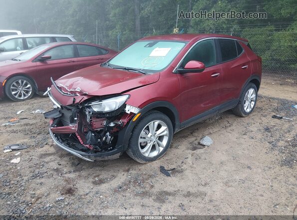 KL4MMBS29NB104850 2022 BUICK ENCORE Red Przód lewy