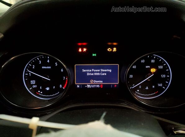 KL4MMBS2XLB099798 2020 BUICK ENCORE Red Widok zestawu wskaźników