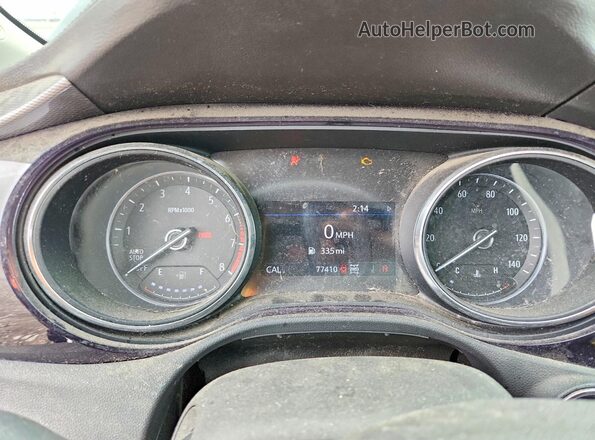 KL4MMCSL3NB128088 2022 BUICK ENCORE Black Вид щитка приладів