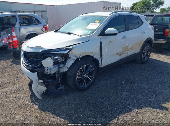 KL4MMDS20NB096326 2022 BUICK ENCORE White წინა მარცხენა ხედი სამი მეოთხედიდან