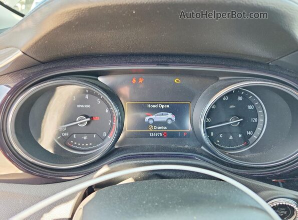 KL4MMDS26MB061711 2021 BUICK ENCORE Black Vista del cuadro de instrumentos