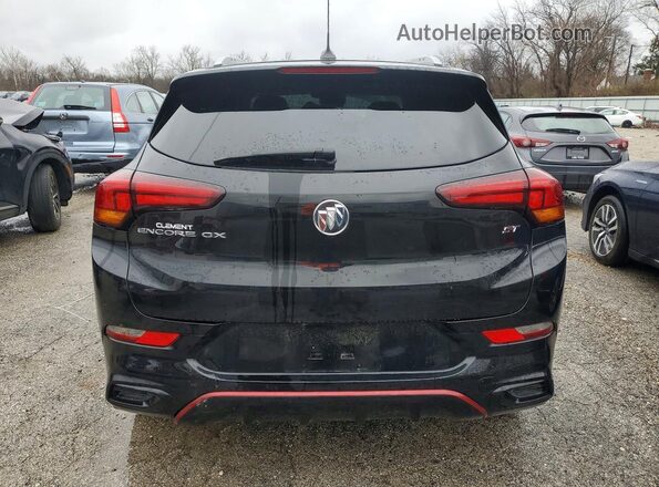 KL4MMDSL7NB021955 2022 BUICK ENCORE Black Вид ззаду