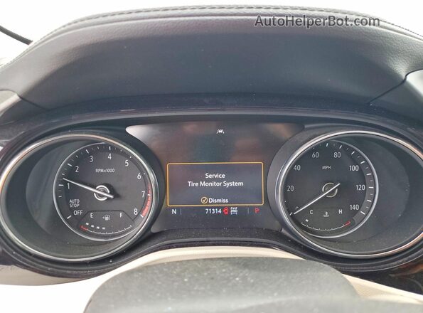 KL4MMESL7LB095525 2020 BUICK ENCORE White Instrument cluster view