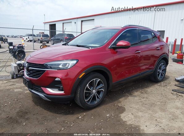 KL4MMFS26LB125885 2020 BUICK ENCORE Red Առջևի ձախ երեք քառորդ տեսարան