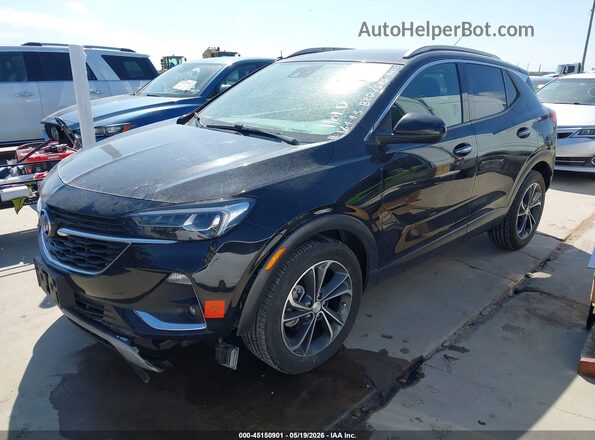 KL4MMFSL2MB151250 2021 BUICK ENCORE Черный Передняя левая четверть