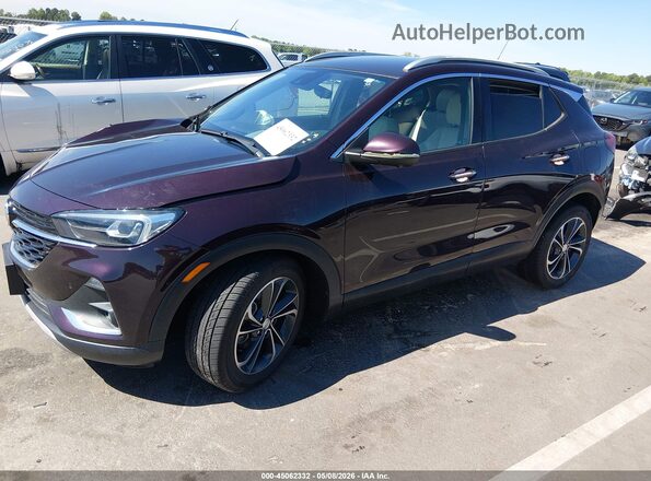 KL4MMFSL4LB074430 2020 BUICK ENCORE Purple Przód lewy