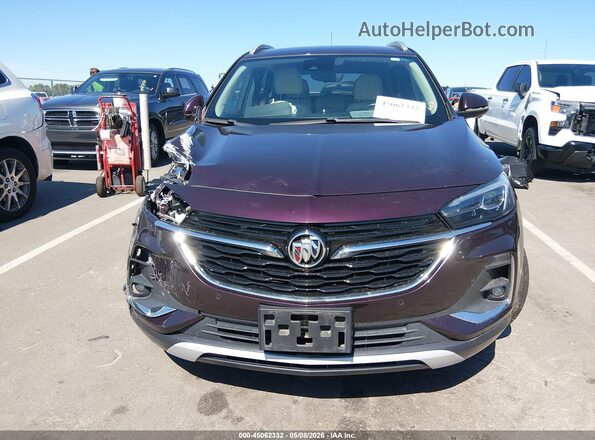 KL4MMFSL4LB074430 2020 BUICK ENCORE Purple Widok deski rozdzielczej
