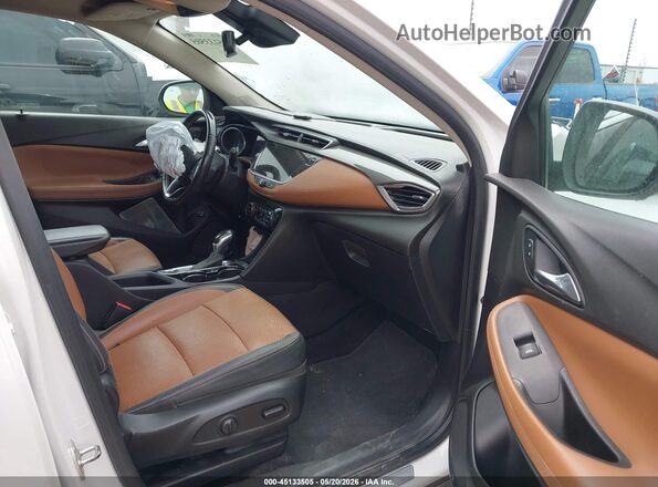 KL4MMFSL8MB094083 2021 BUICK ENCORE White Widok wnętrza z przodu