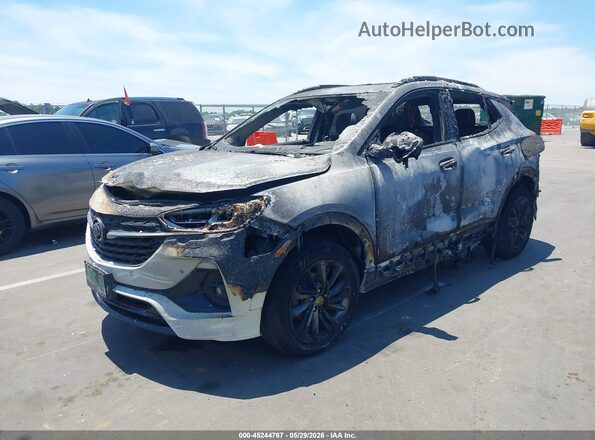KL4MMGSL2NB087606 2022 BUICK ENCORE Белый Передняя левая четверть