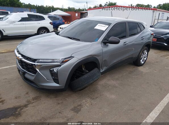 KL77LFE22RC178424 2024 CHEVROLET TRAX Gray Przód lewy