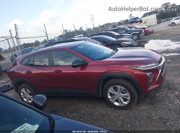 KL77LFE22RC244809 2024 CHEVROLET TRAX Burgundy 