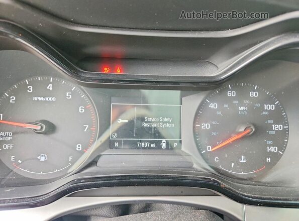 KL77LFE23RC054839 2024 CHEVROLET TRAX Burgundy Widok zestawu wskaźników