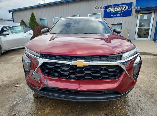 KL77LFE23RC054839 2024 CHEVROLET TRAX Burgundy Widok z przodu