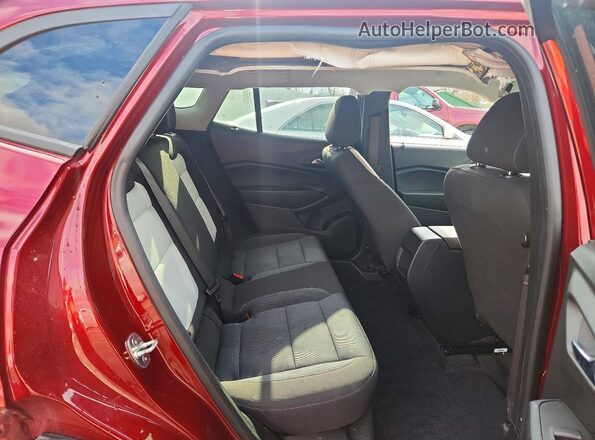 KL77LFE23RC054839 2024 CHEVROLET TRAX Burgundy Widok wnętrza z tyłu