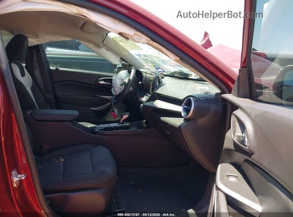 KL77LFE24RC165318 2024 CHEVROLET TRAX Maroon Вид салону спереду
