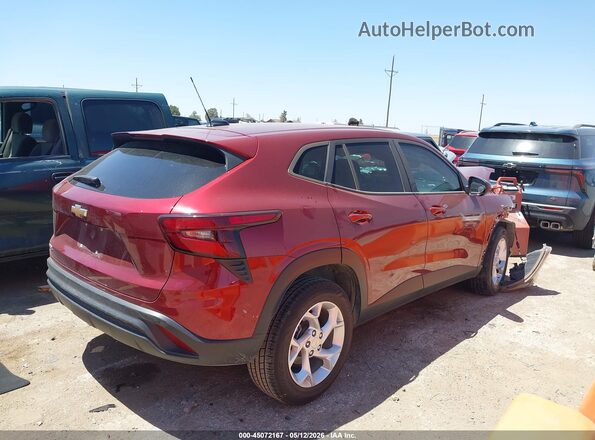 KL77LFE24RC165318 2024 CHEVROLET TRAX Maroon Задня права чверть