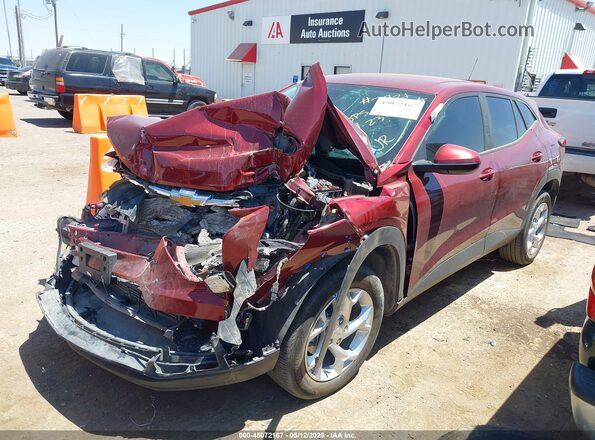 KL77LFE24RC165318 2024 CHEVROLET TRAX Maroon Передня ліва чверть