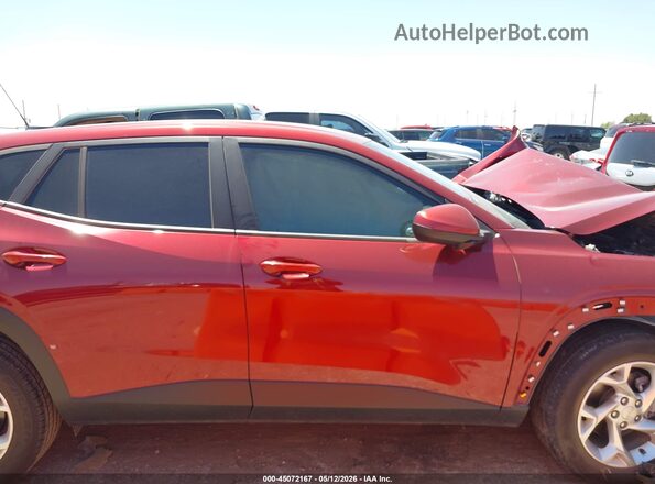 KL77LFE24RC165318 2024 CHEVROLET TRAX Maroon Вид задньої частини салону