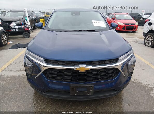 KL77LFE25RC132893 2024 CHEVROLET TRAX Blue Սարքավորումների վահանակի տեսք