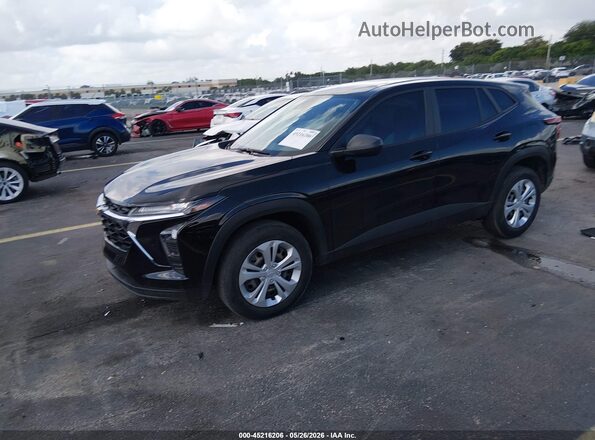KL77LFE27RC213295 2024 CHEVROLET TRAX Black Vista tres cuartos delantera izquierda