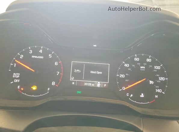 KL77LFE28RC246077 2024 CHEVROLET TRAX Black Вид щитка приладів