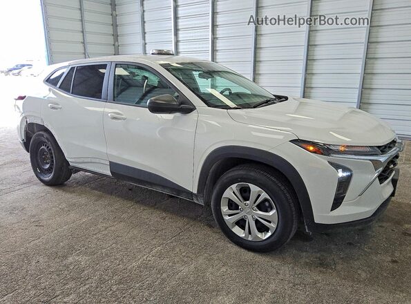 KL77LFEP1SC183874 2025 CHEVROLET TRAX White Przód prawy