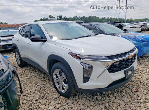 KL77LFEP1SC201418 2025 CHEVROLET TRAX White წინა მარჯვენა