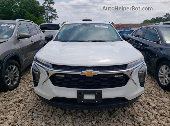 KL77LFEP1SC201418 2025 CHEVROLET TRAX White წინა ხედი