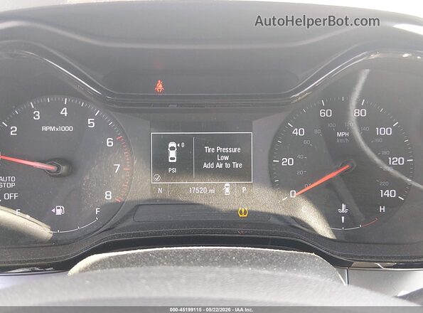 KL77LFEP1SC293386 2025 CHEVROLET TRAX Blue 