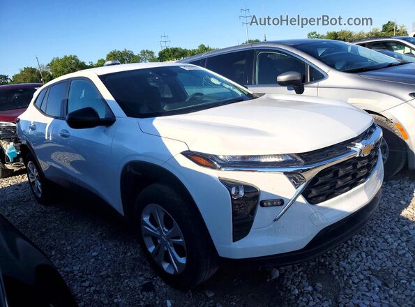 KL77LFEP6SC187869 2025 CHEVROLET TRAX White Передня права чверть