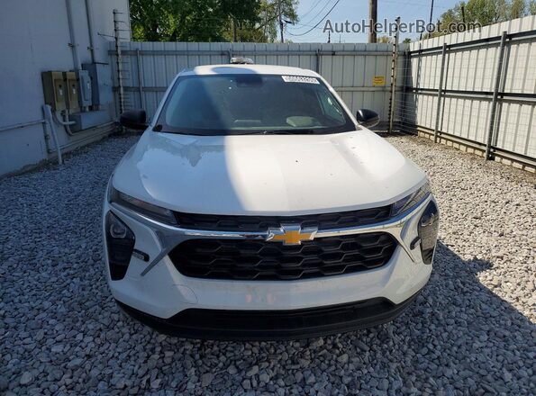 KL77LFEP6SC187869 2025 CHEVROLET TRAX White Вид спереду