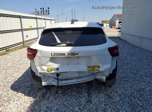 KL77LFEP6SC187869 2025 CHEVROLET TRAX White Вид ззаду