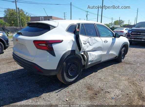 KL77LFEP9SC118058 2025 CHEVROLET TRAX White Задня права чверть