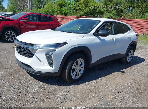 KL77LFEP9SC118058 2025 CHEVROLET TRAX White Передня ліва чверть