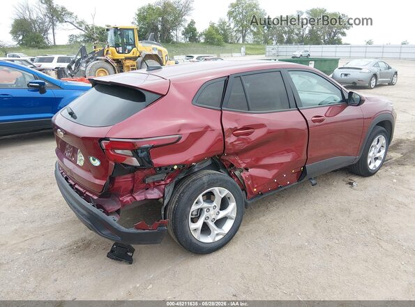KL77LFEPXSC155409 2025 CHEVROLET TRAX Red Tył prawy