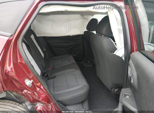 KL77LFEPXSC155409 2025 CHEVROLET TRAX Red Widok naklejki z numerem VIN