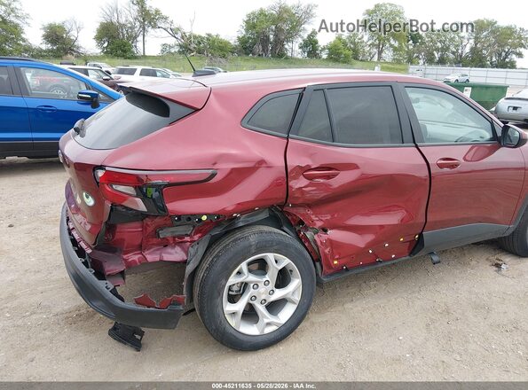 KL77LFEPXSC155409 2025 CHEVROLET TRAX Red Widok z przodu