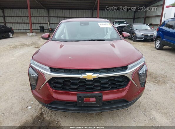 KL77LFEPXSC155409 2025 CHEVROLET TRAX Red Widok zestawu wskaźników