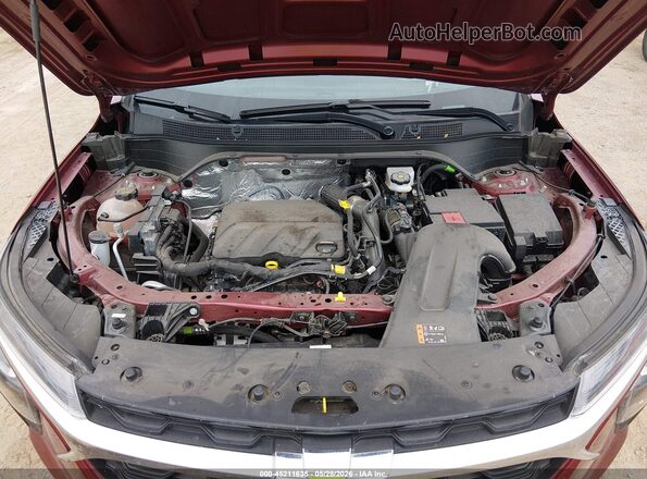 KL77LFEPXSC155409 2025 CHEVROLET TRAX Red Widok z tyłu