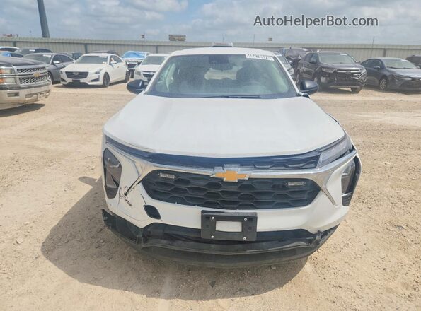 KL77LFEPXSC184442 2025 CHEVROLET TRAX White Դիմացի տեսք