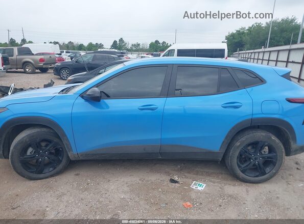 KL77LGE20RC109057 2024 CHEVROLET TRAX Blue Панорамний вид салону 360°