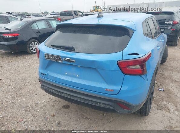 KL77LGE20RC109057 2024 CHEVROLET TRAX Blue Вид спереду