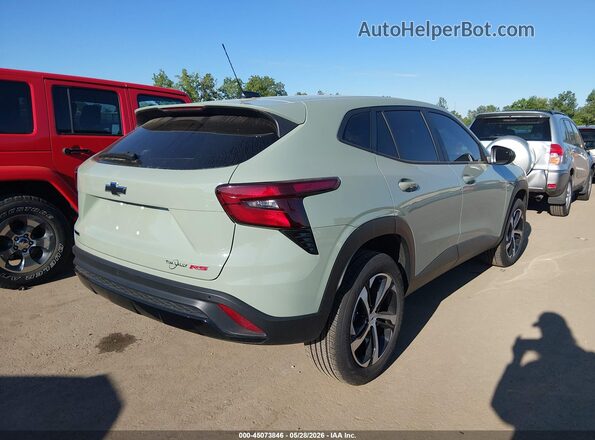 KL77LGE22RC157790 2024 CHEVROLET TRAX Green Հետևի աջ