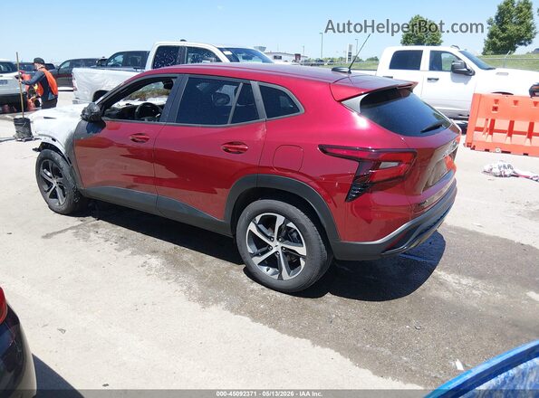 KL77LGE25RC050250 2024 CHEVROLET TRAX Red Rear left