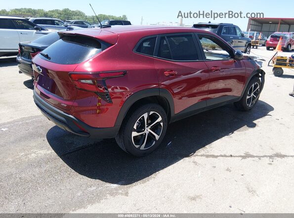 KL77LGE25RC050250 2024 CHEVROLET TRAX Red Rear right