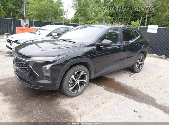 KL77LGE25RC109961 2024 CHEVROLET TRAX Black Vista tres cuartos delantera izquierda