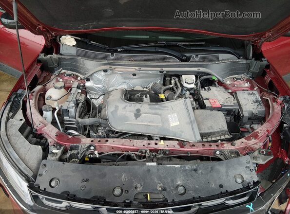 KL77LGE28RC002757 2024 CHEVROLET TRAX Burgundy Widok z tyłu