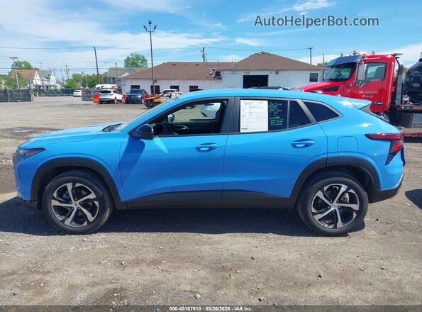 KL77LGE29RC123376 2024 CHEVROLET TRAX Light Blue 360 interior view